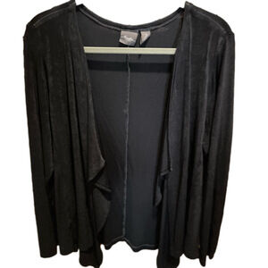 49. WOMENS CHICO’S TRAVELERS 2/L DETAIL TOP